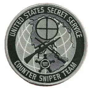 US Secret Service Counter Sniper Team wooden sign